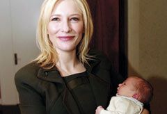 Cate Blanchett with new son, Ignatius Martin Upton