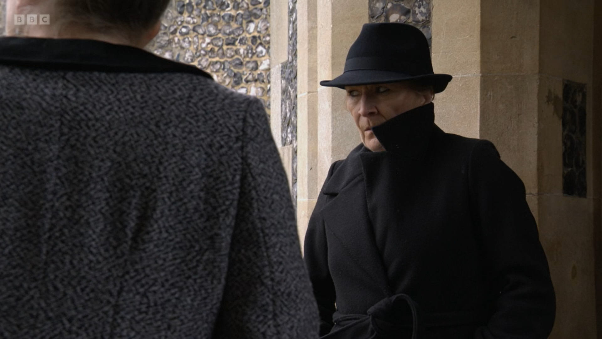 EastEnders - Shirley Carter at Tina's funeral