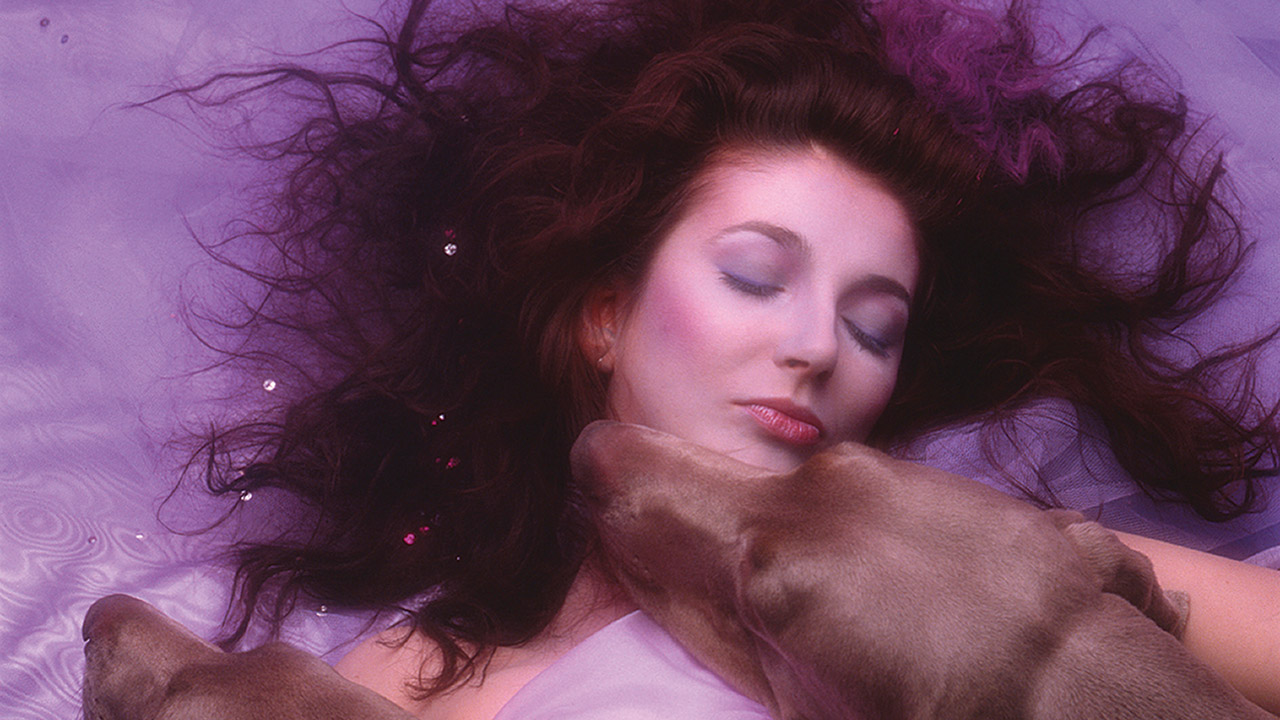 Kate Bush, Hounds of Love album cover photoshoot, 1985. Photograph