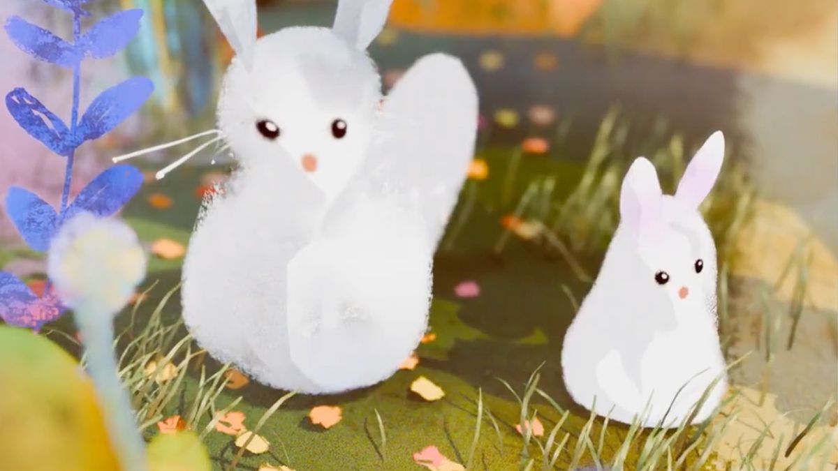 3D animation that looks like a stylised children's book