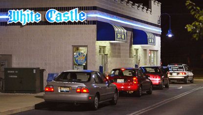 A customer has been caught cooking meth inside a White Castle restaurant