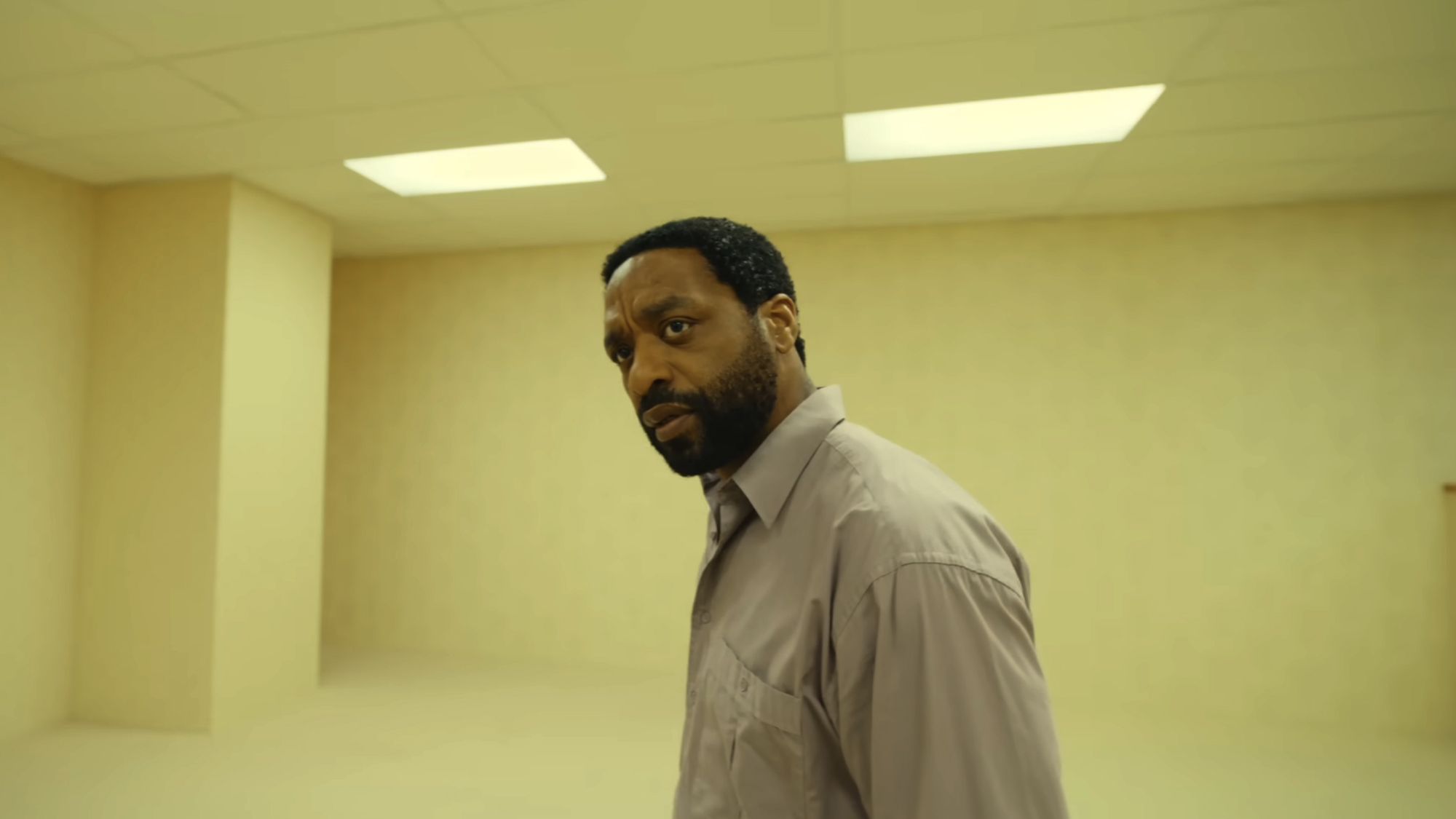 Chiwetel Ejiofor as Clark in the Backrooms (2026).