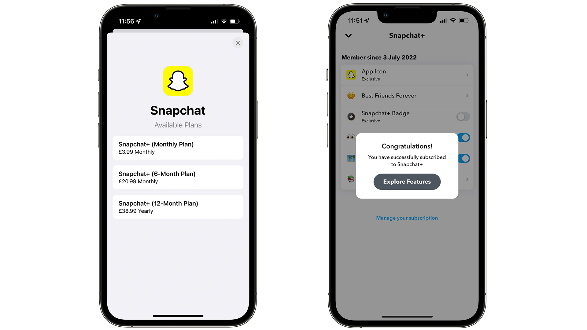 Snapchat Plus pricing