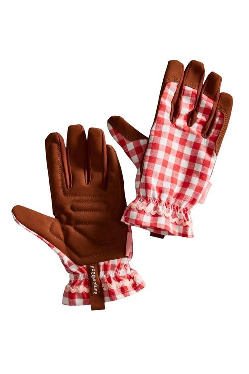 Gingham Garden Gloves