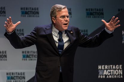 Jeb Bush at the Heritage Action Presidential Candidate Forum.