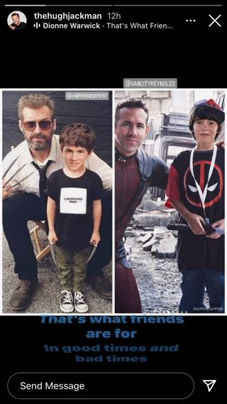 Hugh Jackman and Ryan Reynolds meeting their younger selves, in Logan and Deadpool.