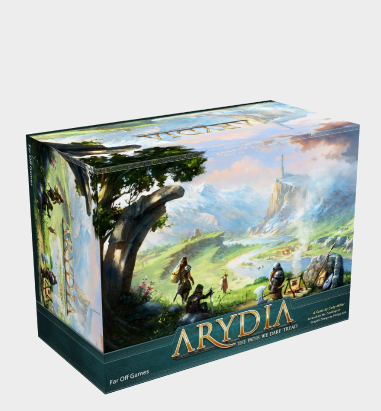 Arydia: The Paths We Dare Tread box on a plain background