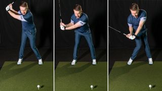 PGA pro Gareth Lewis demonstrating a great drill to help golfers create lag