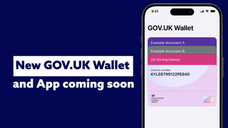 Promo image of new GOV.UK Wallet to digitalized ID documents in one mobile app