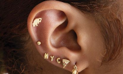 Studs Loves New York huggies earring collection