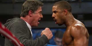 Sylvester Stallone and Michael B. Jordan in Creed