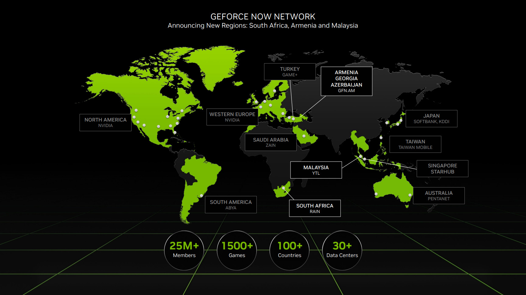 NVIDIA GeForce Now announcing new regions