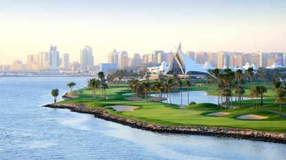 The 17th at Dubai Creek Golf & Yacht Club