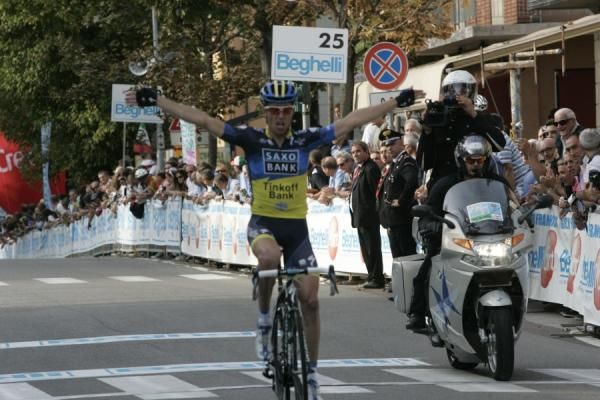 Nicki S&oslash;rensen (Saxo Bsnk-Tinkoff Bank) wins the GP Beghelli