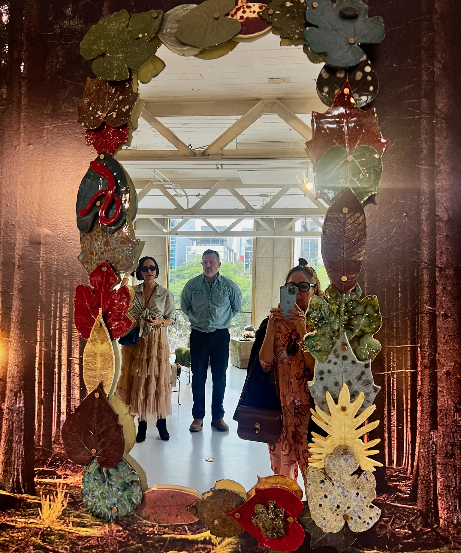 LALA Reimagined taking a selfie in a mirror in Mexico