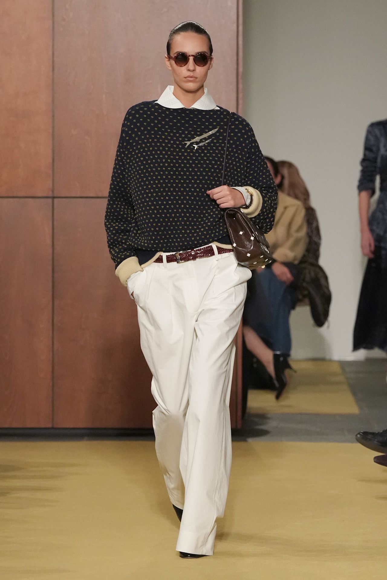models on the Fall 2026 Tory Burch fashion show runway
