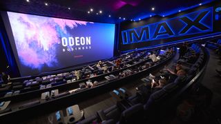 An ODEON cinema IMAX screen
