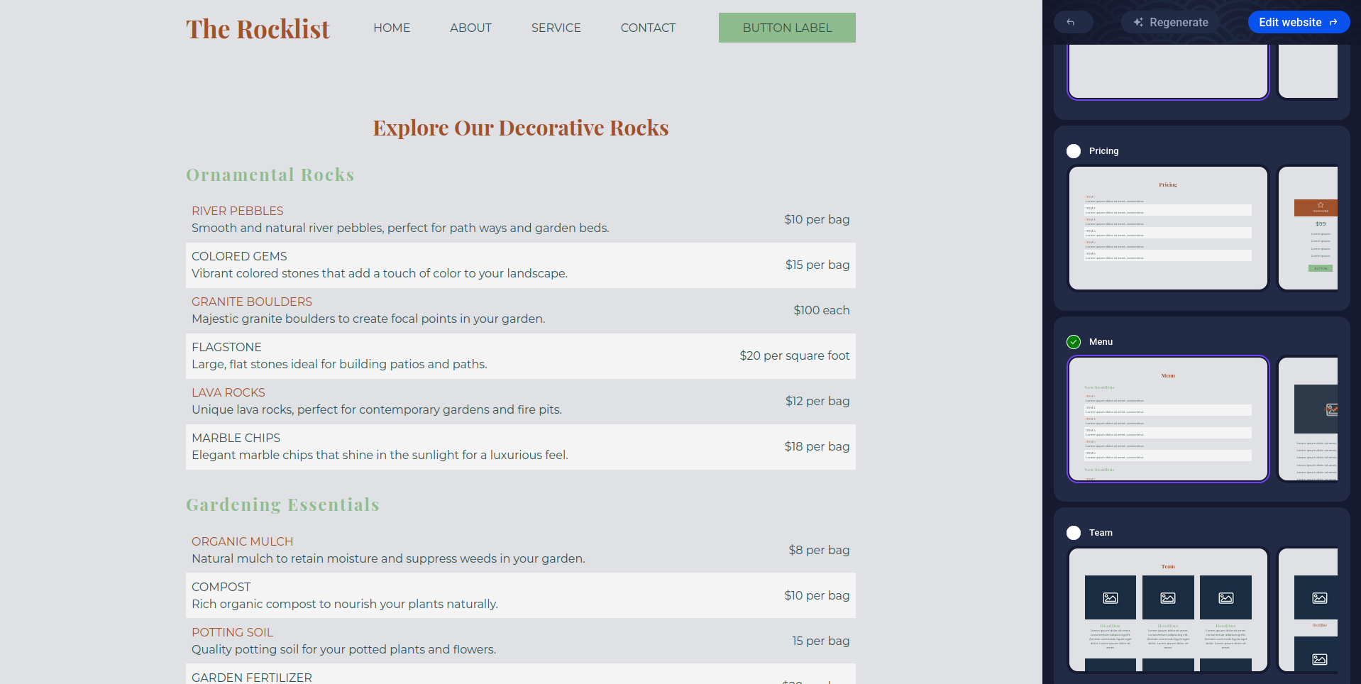 Bluehost SiteJet builder