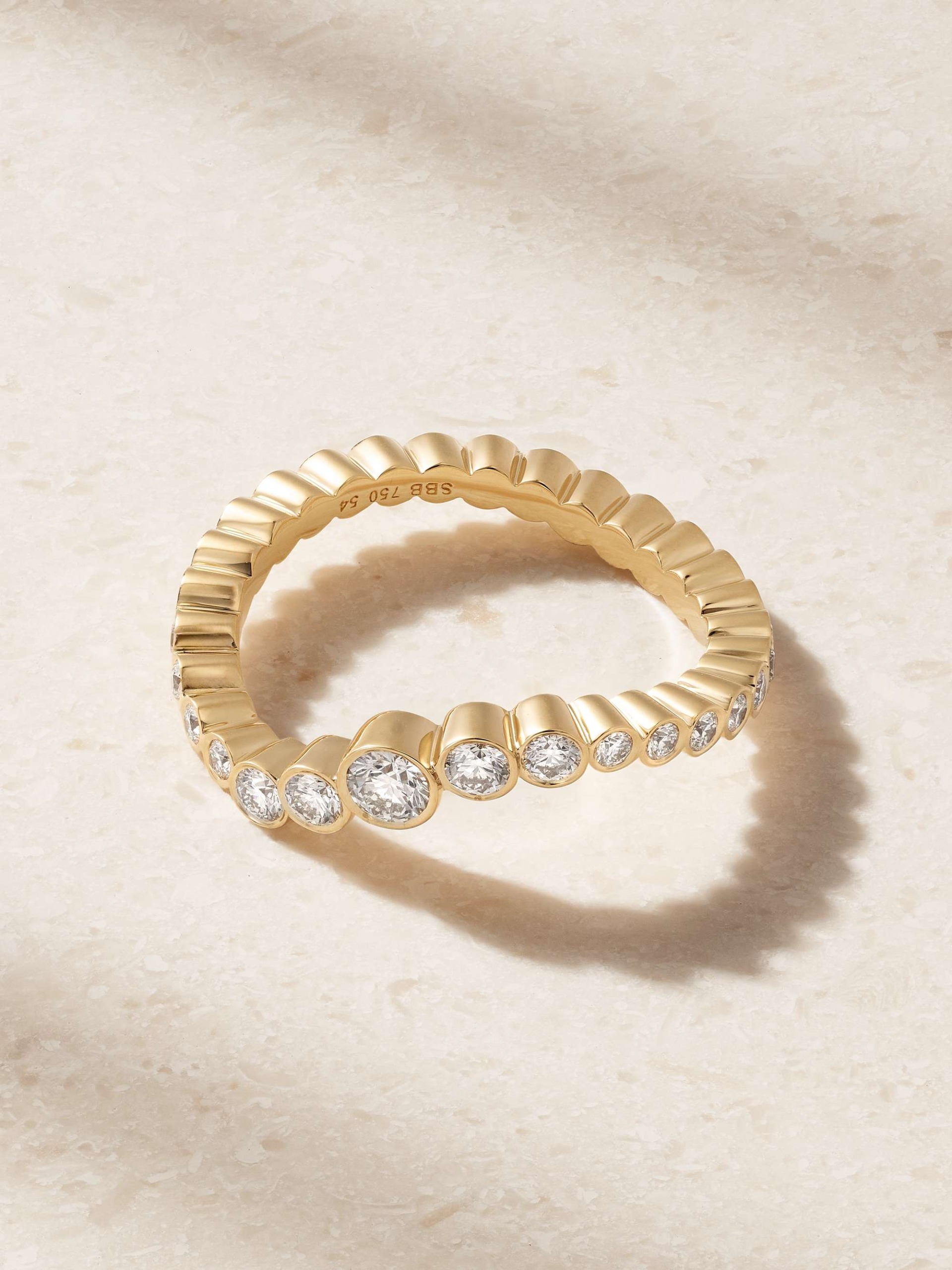 Sky Classic 18-Karat Recycled Gold Diamond Ring