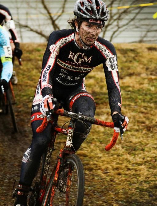Dan Chabanov (RMG Watches- Richard Sachs) keeps a keen eye on the road ahead.