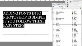 Photoshop tutorials: Fonts in interface