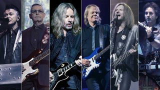 Lawrence Gowan, Chuck Panozzo, Tommy Shaw, James “JY” Young, Ricky Phillips and Todd Sucherman