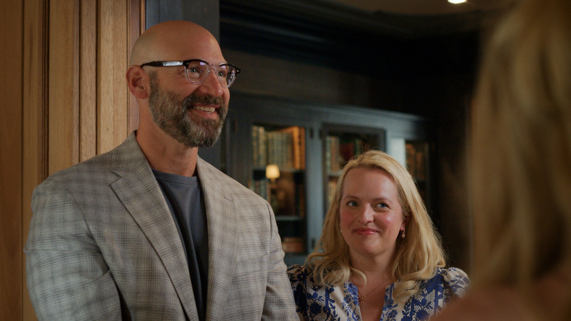 Corey Stoll and Elisabeth Moss in Imperfect Women