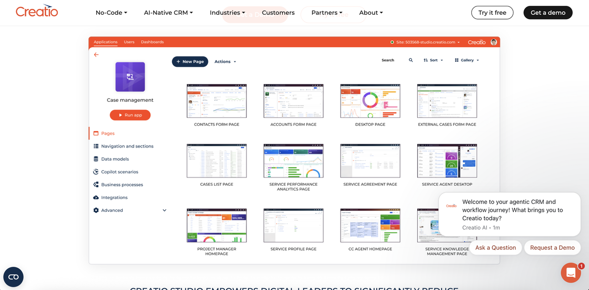 Creatio CRM Review 2025 | TechRadar