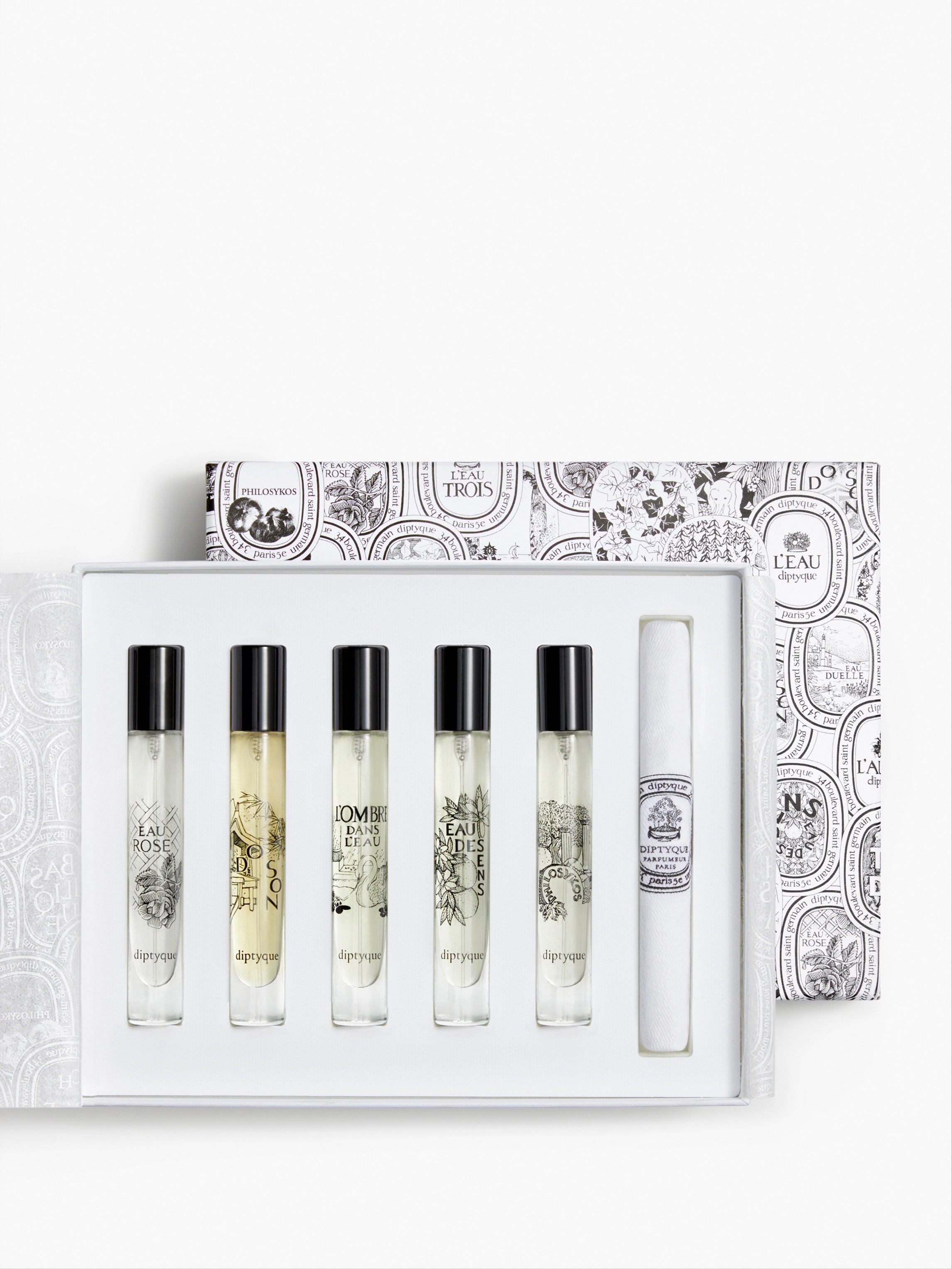 Diptyque Paris , Set of 5 Eaux de Toilette