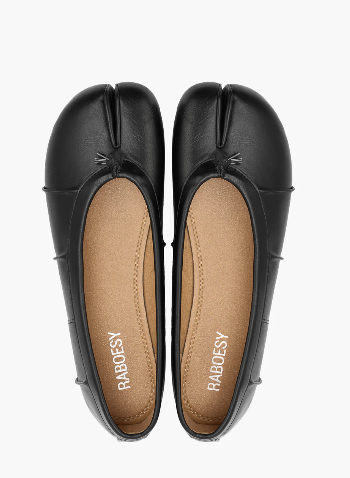 Raboesy, Wrinkles Tabi Ballet Flats