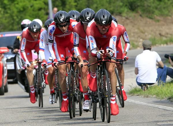 Katusha was the second fastest team