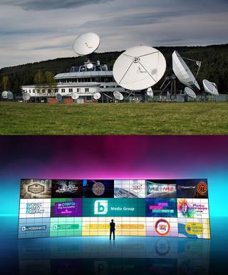 bTV Media Group satellite dishes