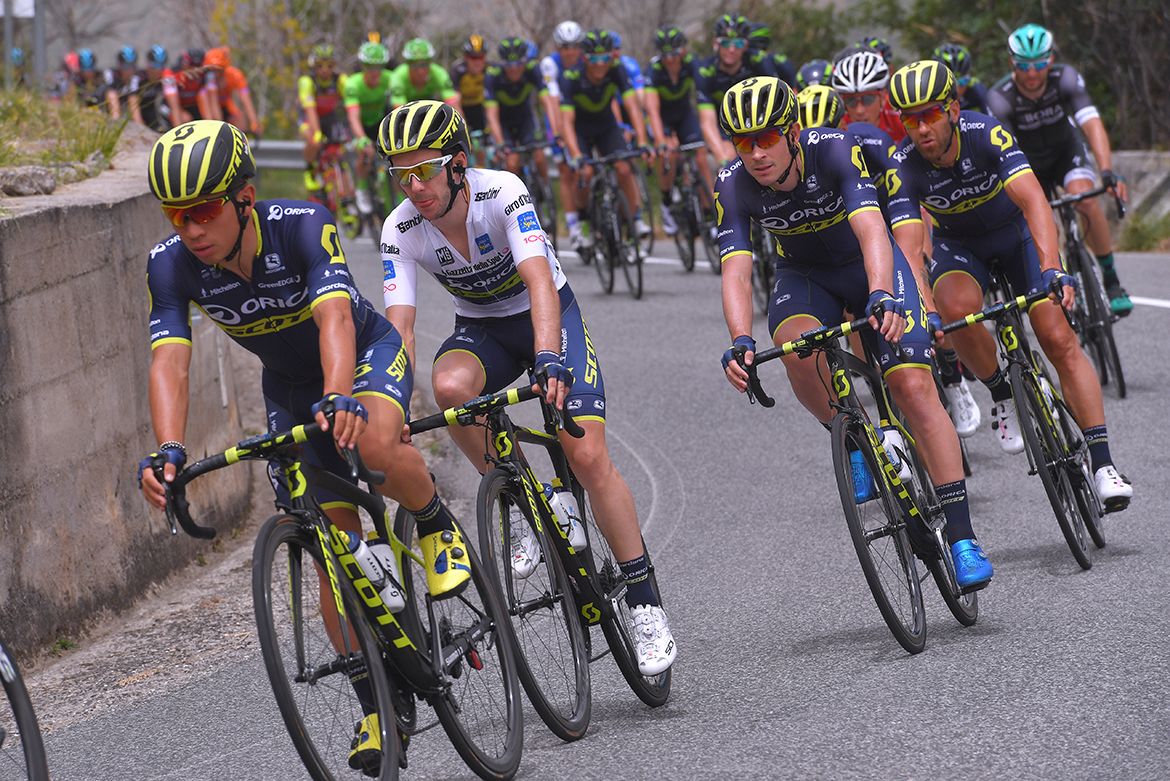 The pace in the peloton picked up as the Giro d'Italia's seventh stage wore on.