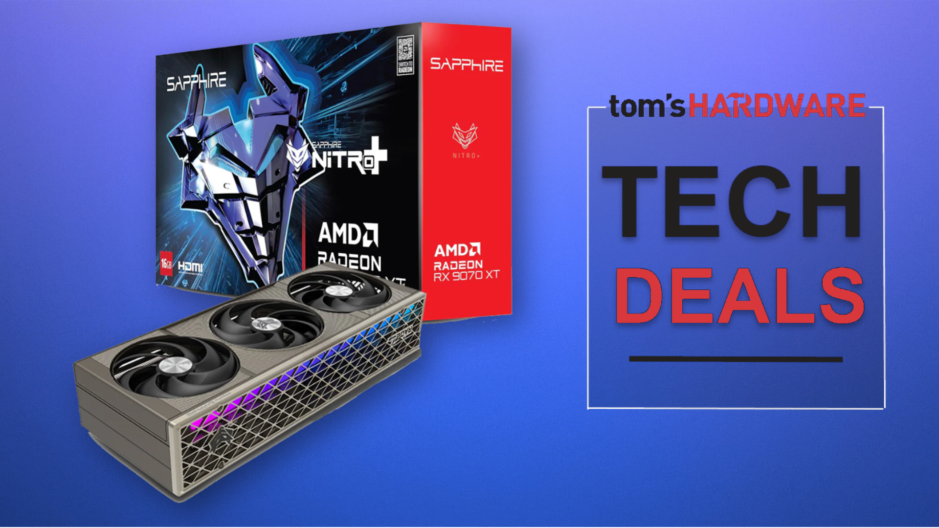 Sapphire Nitro+ AMD Radeon RX 9070 XT on sale at Amazon
