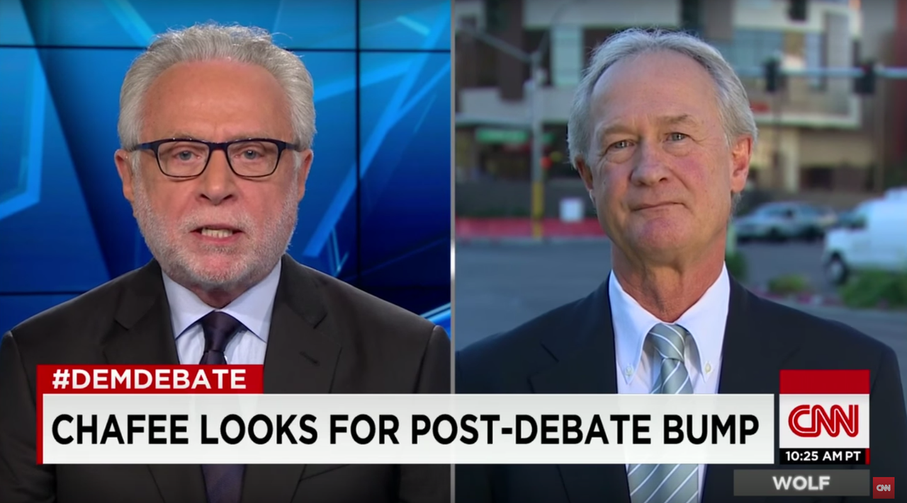 Lincoln Chafee on CNN