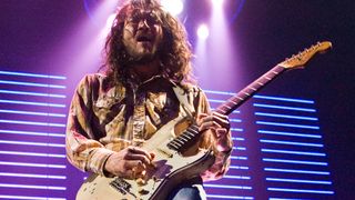 John Frusciante of Red Hot Chili Peppers performs on stage at Palau Sant Jordi on May 30, 2006 in Barcelona, Spain.