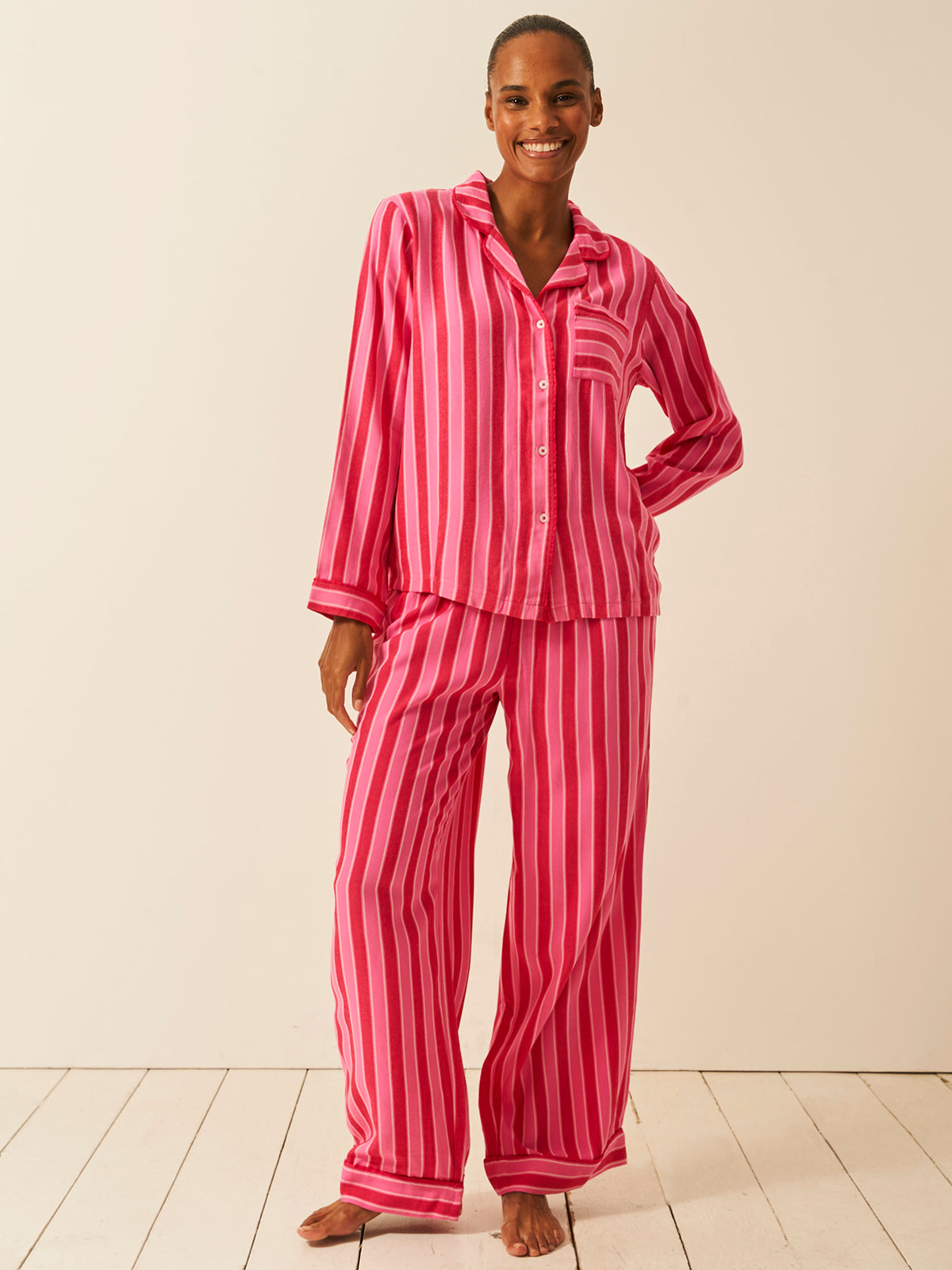 Soft Brushed Woven Pyjama Set 