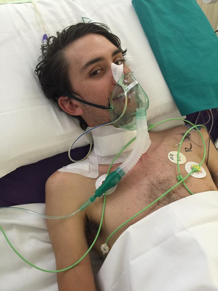 Keagan Girdlestone begins his road to recovery