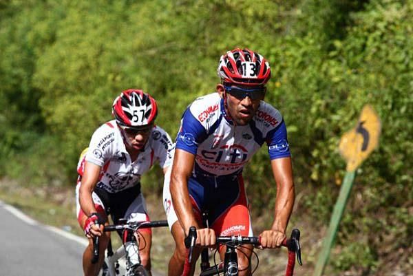 Two riders work together.