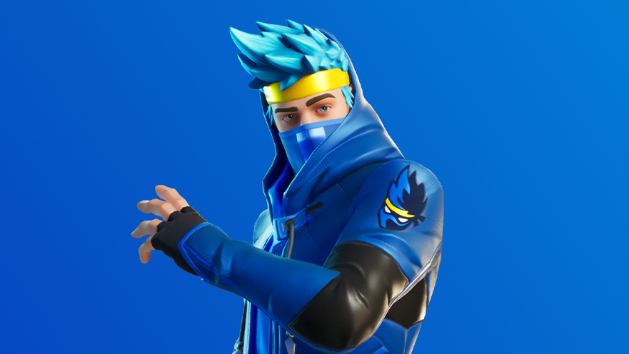 1. Ninja with blue hair making a funny face - wide 1