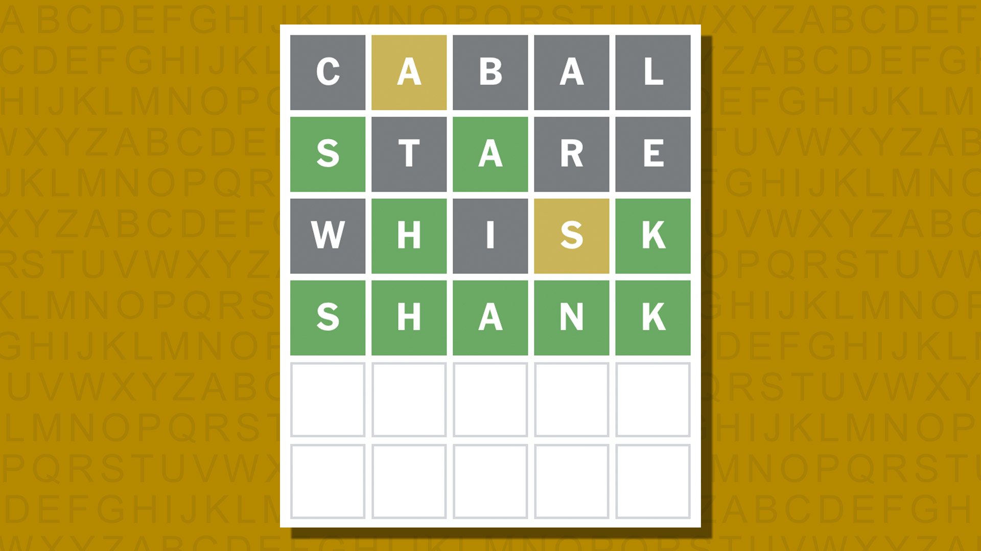 Ответ в формате Word для игры 1032 на желтом фоне