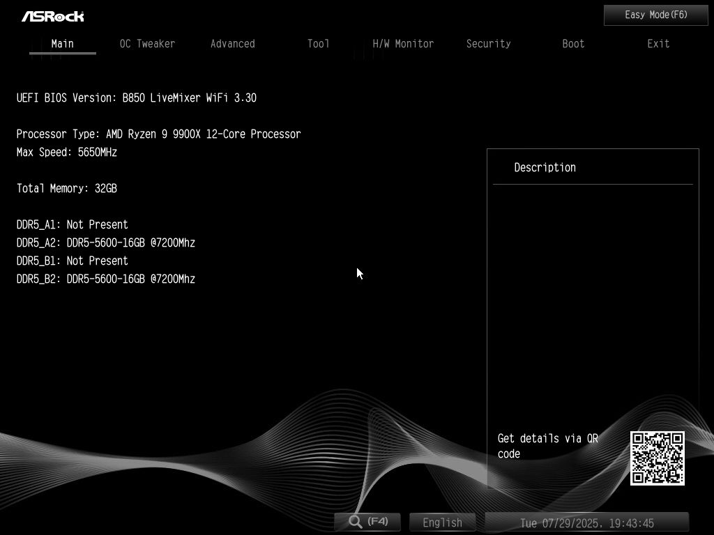 ASRock B850 Livemixer WiFi