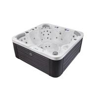 Bueno Spa 6-Person Acrylic Square Standard Hot Tub | was $8,499, now $4,699 at Wayfair (save $4,200)