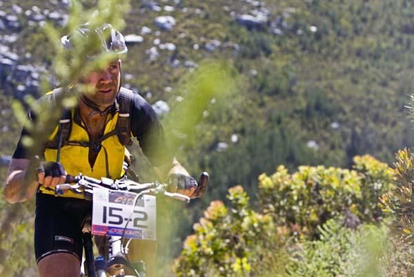 A rider on the penultimate stage