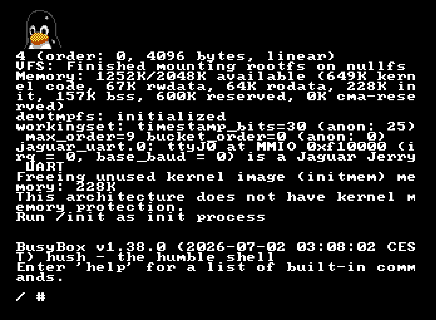 Atari Jaguar Linux