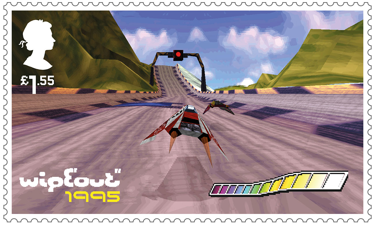 Royal Mail retro gaming stamps: Wipeout