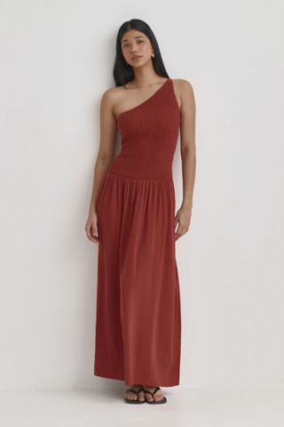 4th and Reckless Steffi One Shoulder Maxi Dress