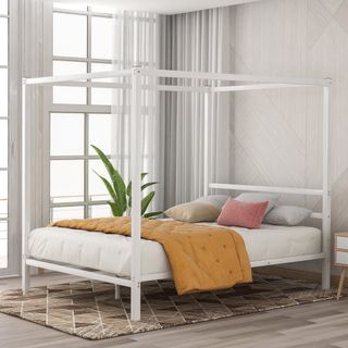 sustainable furniture at Wayfair Ahlijah Queen Canopy Bed