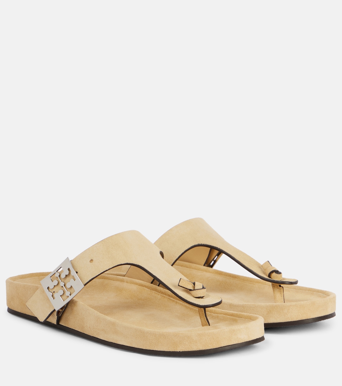 Double T Suede Thong Sandal