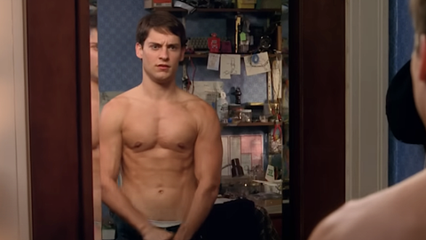 The Story Behind Tobey Maguire's First Spider-Man Suit: How Half-Naked